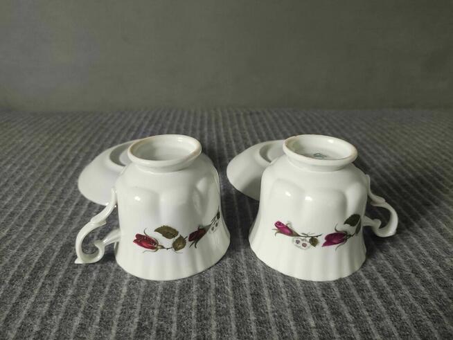 Filiżanka Spodek Talerz Talerzyk z porcelany Chodzież