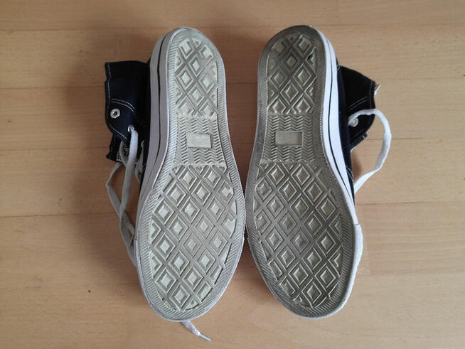 Buty trampki czarne wysokie Sport r. 44 42 26,5cm uniseks