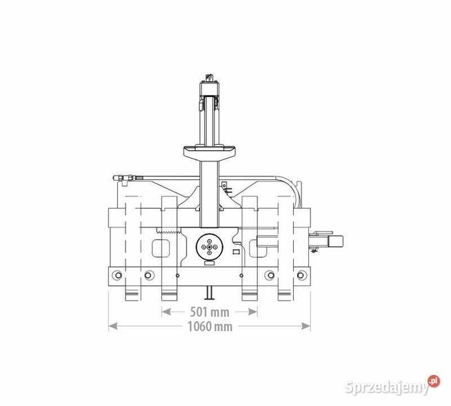 WIDŁY DO PALET OBROTOWE + GÓRNE RAMIĘ