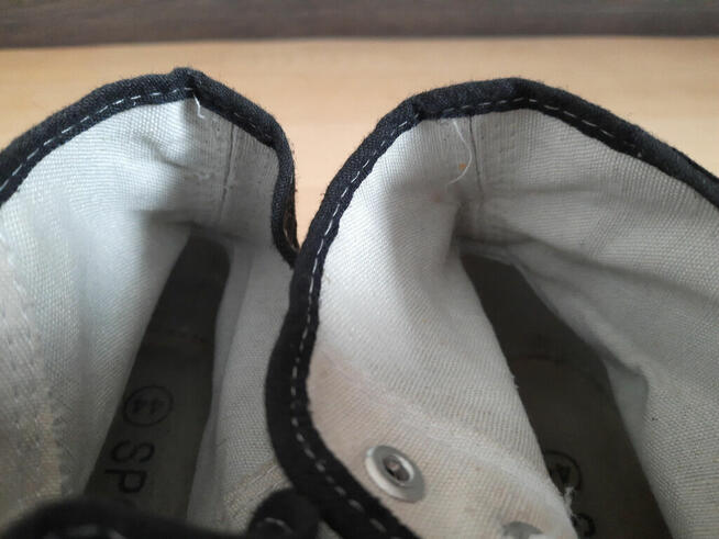 Buty trampki czarne wysokie Sport r. 44 42 26,5cm uniseks