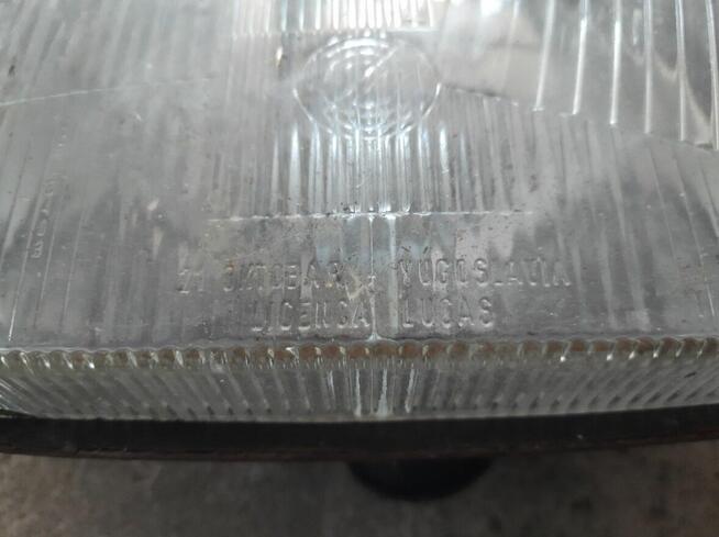 Reflektor przedni 3 szt. Zelmot Lucas Fiat 126p ST FL maluch