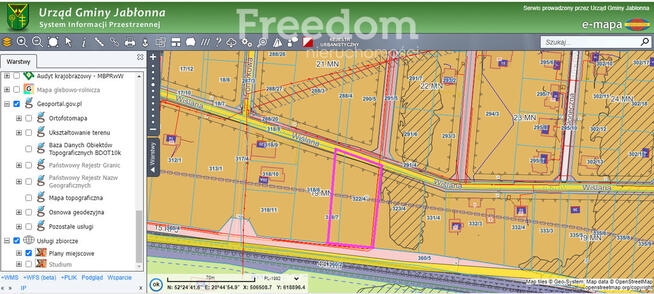 Działki budowlane -od 1000 m2