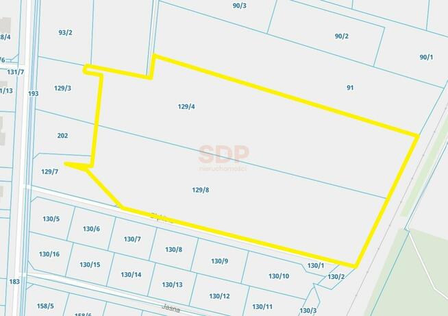 Działka budowlana Chrzanów gm. Kobierzyce, Błękitna