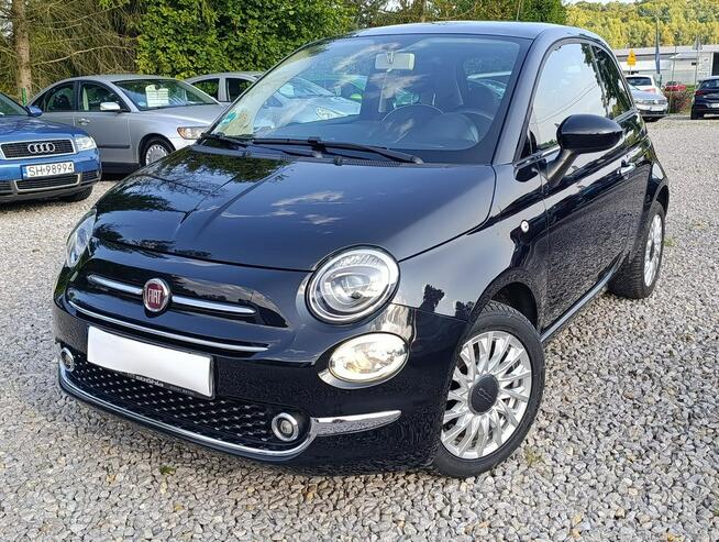 Fiat 500 bezwypadkowy, serwisowany, zadbany, dach panorama