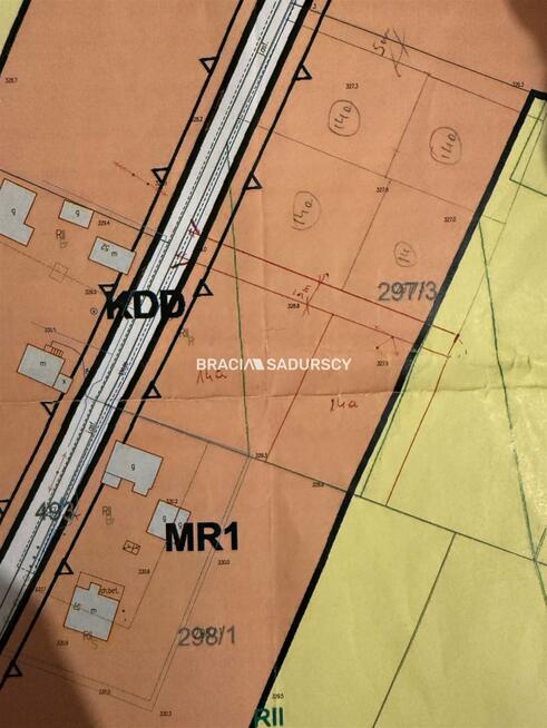 Działka budowlana Lesieniec gm. Iwanowice