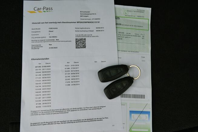 Ford Kuga 2.0 TDCi Automat 4x4 Serwis Navi Bluetooth Nowe opony 207 tys.km