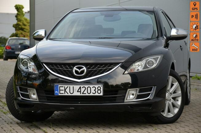 Mazda 6 Zarejestrowana 2.0i 143KM Serwis Navi Kamera Parktronik x2 Alu