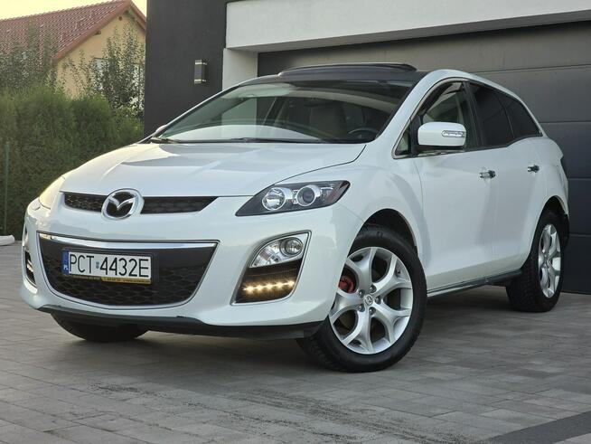 Mazda CX-7 Bezwypadkowy 4x4 kamera *xenon* skóry *zarejestrowana* po serwisie
