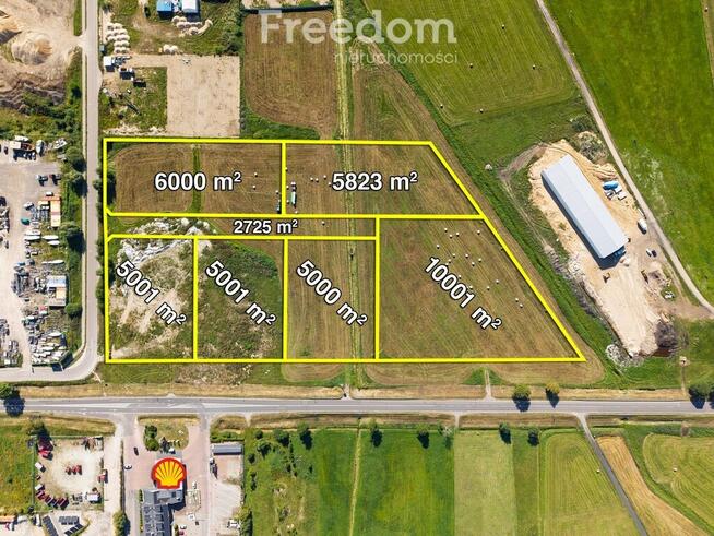 Działki UH/UPN przy 665 * Wybór powierzchni * ASAG