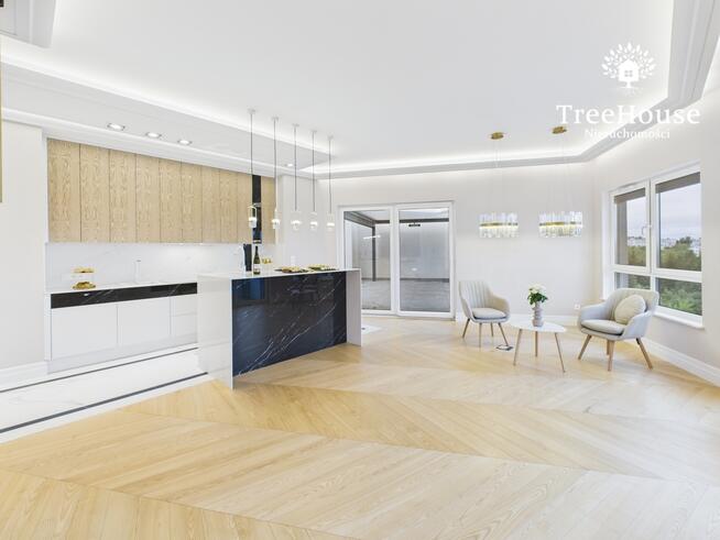 Luksusowy apartament z tarasem i pięknym widokiem