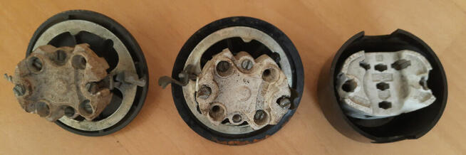 Włącznik wyłącznik światła obrotowy gniazdko bakelit loft