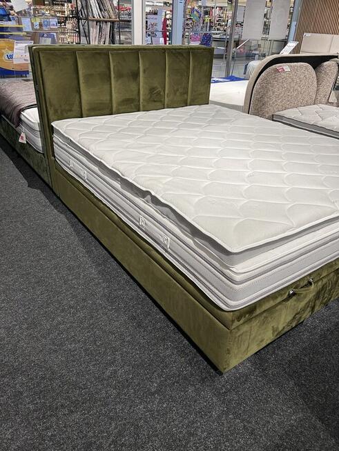 Łóżko kontynentalne 160x200 z pojemnikiem