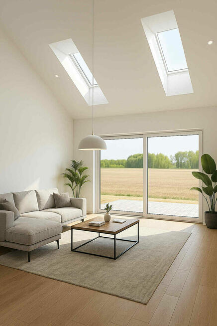 Nowoczesny dom w ciszy część mieszkalna 142mkw/ działka 827