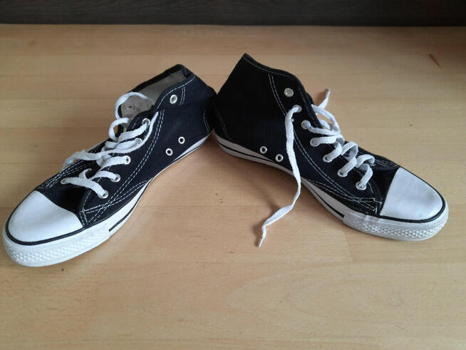 Buty trampki czarne wysokie Sport r. 44 42 26,5cm uniseks