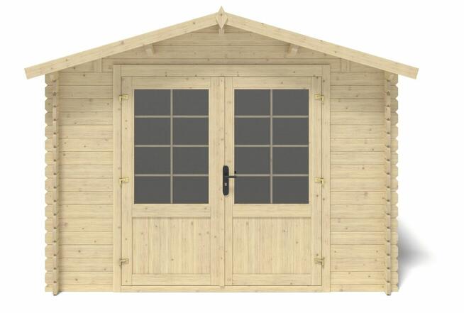 Drewniany domek ogrodowy 12.00 m2 - 3x4 m - 28 mm DOM661