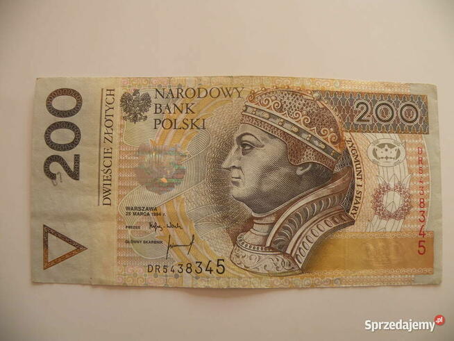 Banknot 200zł - 1994r. - RADAR