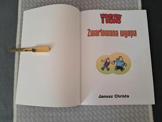 Książka-komiks„Kajtek i Koko–Zwariowana wyspa” J. Christa