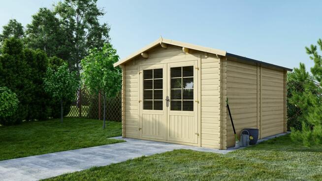 Drewniany domek ogrodowy 12.00 m2 - 3x4 m - 28 mm DOM661