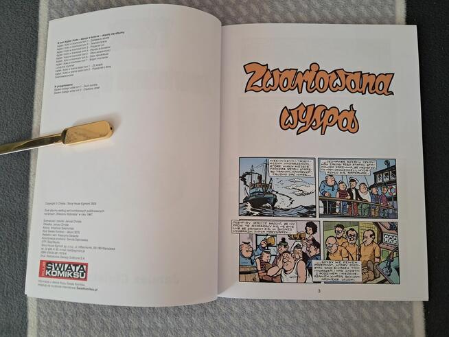 Książka-komiks„Kajtek i Koko–Zwariowana wyspa” J. Christa