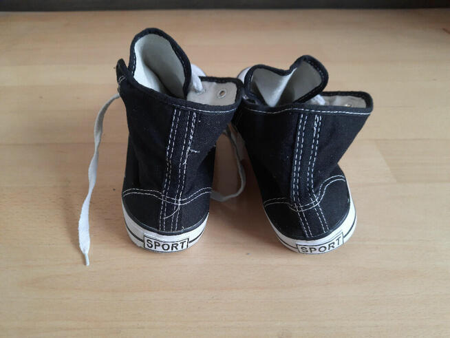 Buty trampki czarne wysokie Sport r. 44 42 26,5cm uniseks