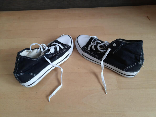 Buty trampki czarne wysokie Sport r. 44 42 26,5cm uniseks