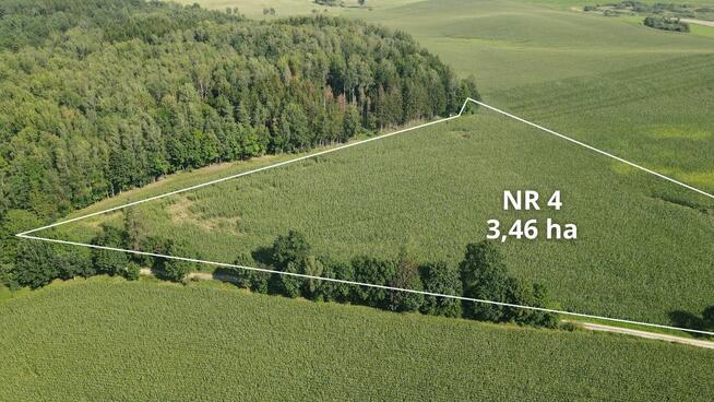 Działki rolne Klejdyty / 7,5 ha / IV klasa