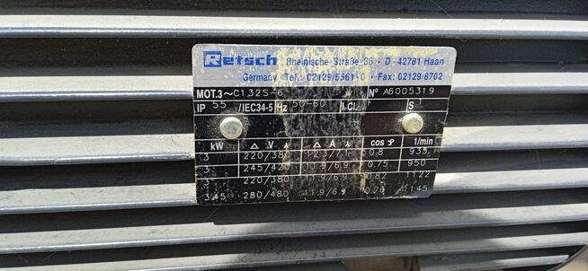 Kruszarka szczękowa Retsch BB300 Mangan MAŁO UŻYWANA
