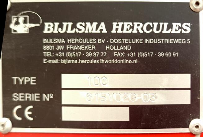 Kosz przyjęciowy Bijlsma Hercules – mało używany.