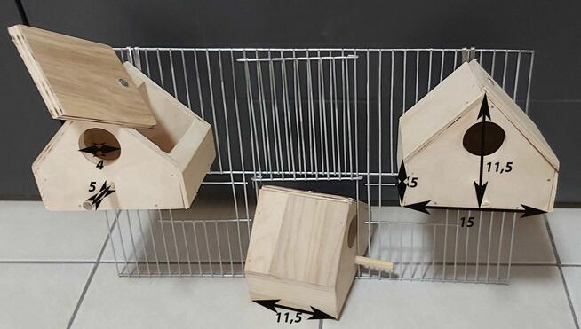 Budka lęgowa zeberka amadyna mewka