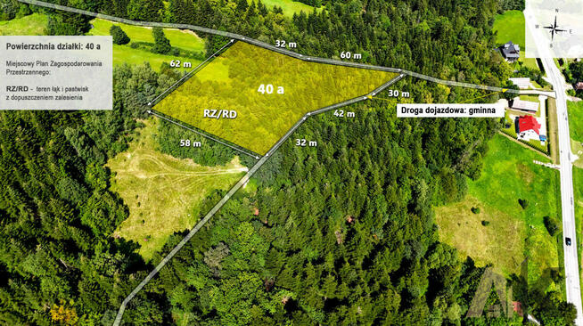 Działka rolna Kąclowa