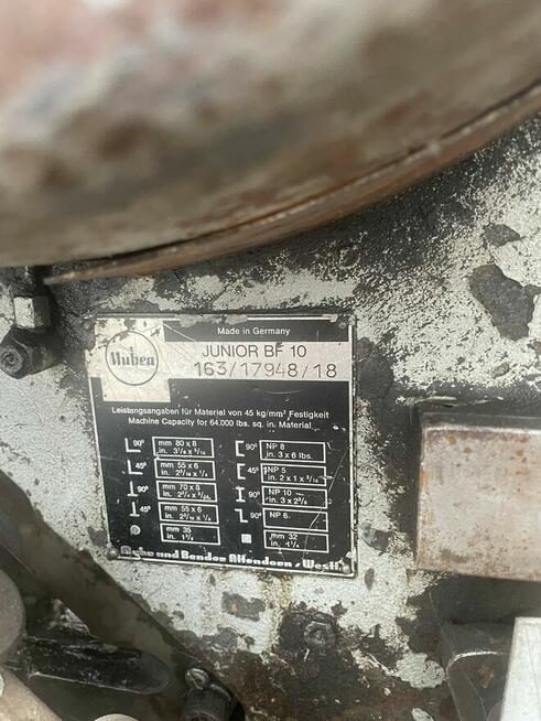 prasa do metalu MUBEA Junior BF 10