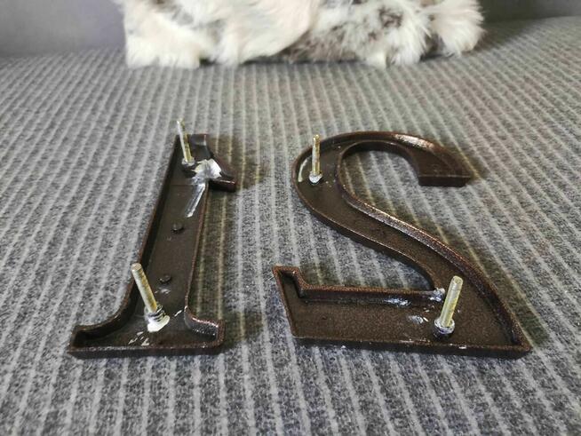 Cyfra Numer Na Budynek Dom Mieszkanie Drzwi Brązowy 21 12