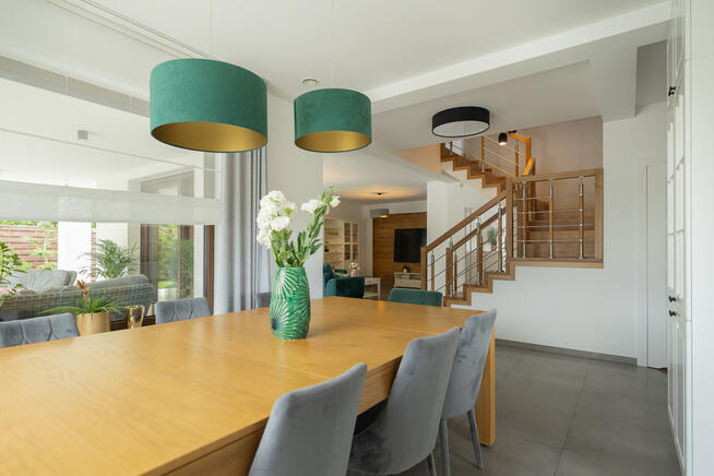 Nowoczesny dom z sauną, pięknym ogrodem - Wilkszyn