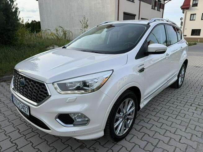 Ford Kuga 2.0TDCI Manual Vignale BixXenon Skóra Kamera Keyless Biała Perła