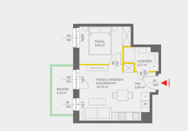 Nowe > 2 pokoje > Białołęka > Mańkowska