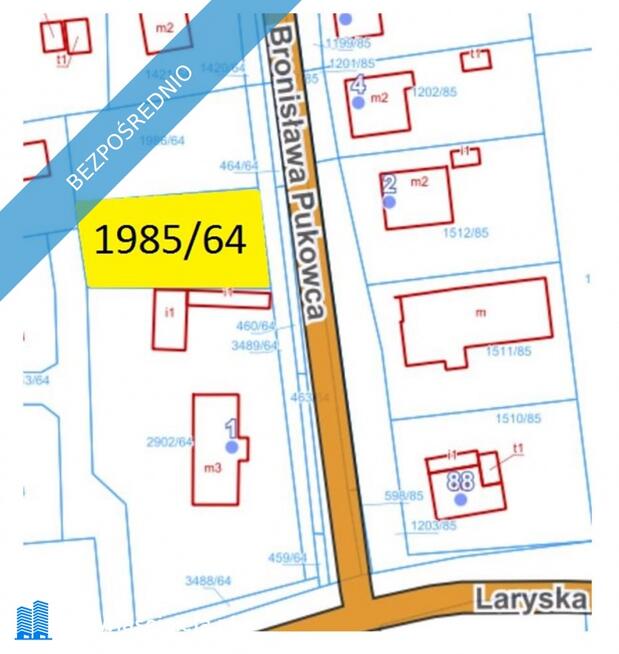 Działka 600m2, Mysłowice, Morgi, ul.Pukowca (1-sza linia zabudowy)