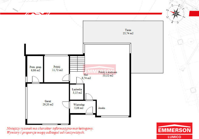 Nowoczesny/ działka 10,43 a/5 pokoi/