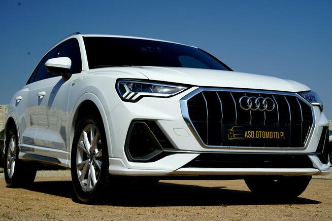 Audi Q3 S-LINE skóra FUL LED parktonik NAWI alusy zawieszenie ADC pelna elek.