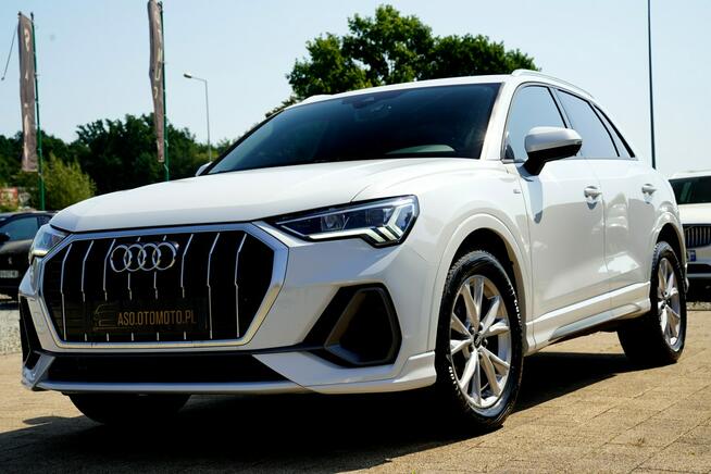 Audi Q3 S-LINE skóra FUL LED parktonik NAWI alusy zawieszenie ADC pelna elek.