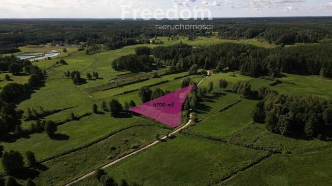 Atrakcyjna działka w Kabornie gm. Purda
