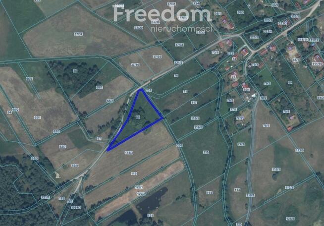 Atrakcyjna działka w Kabornie gm. Purda