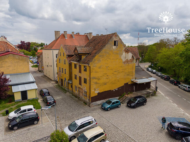 Zabytkowy budynek w centrum Orneta ul. Browarna