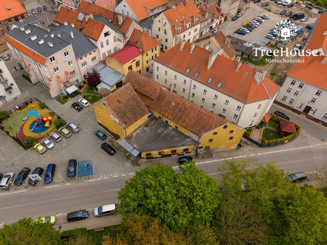 Zabytkowy budynek w centrum Orneta ul. Browarna