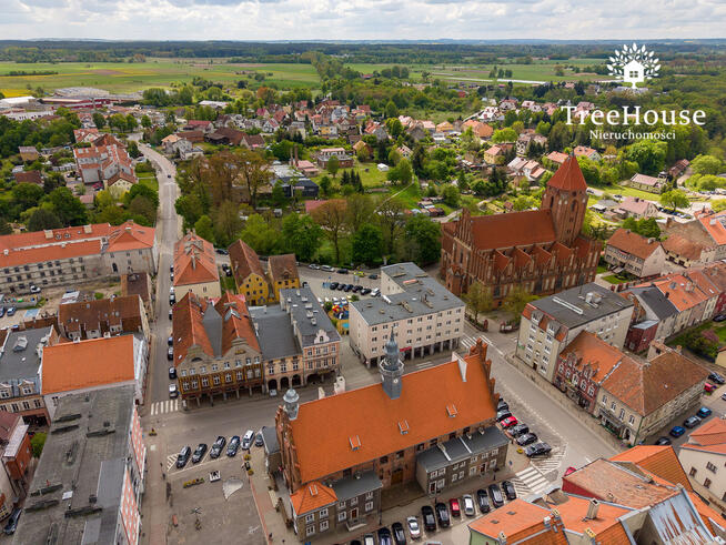 Zabytkowy budynek w centrum Orneta ul. Browarna