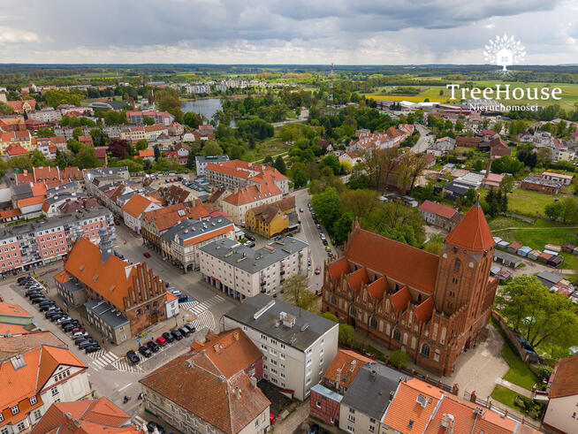 Zabytkowy budynek w centrum Orneta ul. Browarna