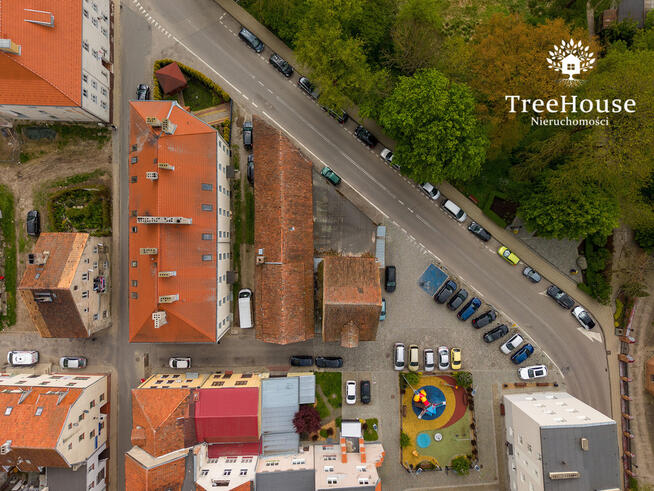 Zabytkowy budynek w centrum Orneta ul. Browarna