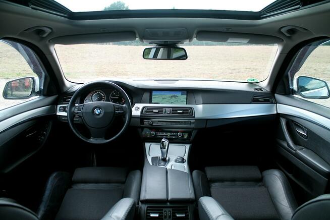 BMW 520 F10 F11 2.0 D 184 KM Automat BIXENON Kamery DUŻA Navi Panorama SERWIS!