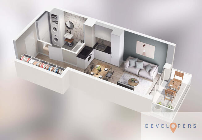 Nowa kawalerka przy Parku Śląskim z balkonem