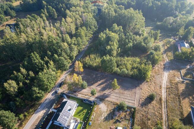 Działka budowlana po mulczowaniu w Grądach