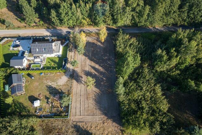 Działka budowlana po mulczowaniu w Grądach